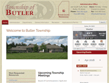 Tablet Screenshot of butlertwp.org